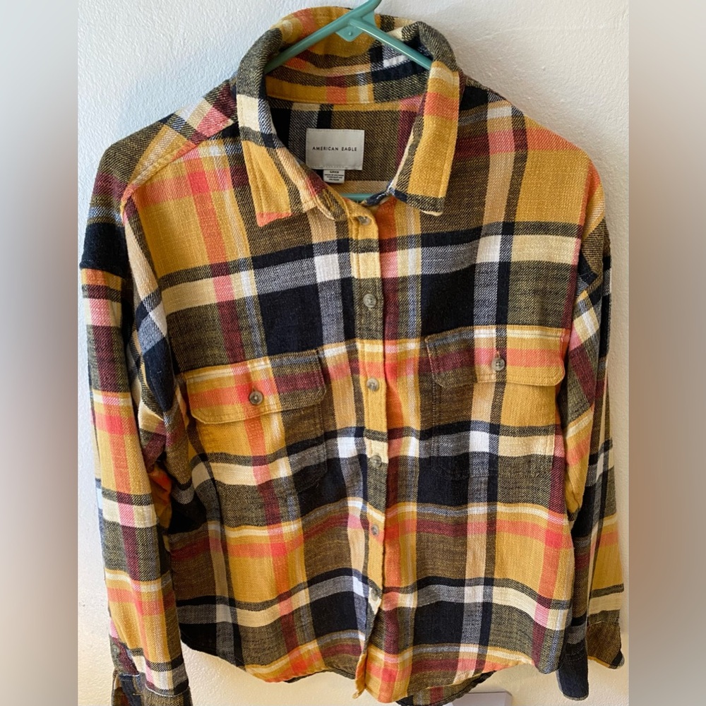 American Eagle Womens Flannel Shirt